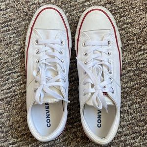 White low top Converse Women’s size 9